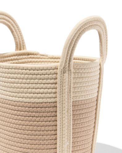 panier 25x30 cm corde beige - 39800046 - HEMA