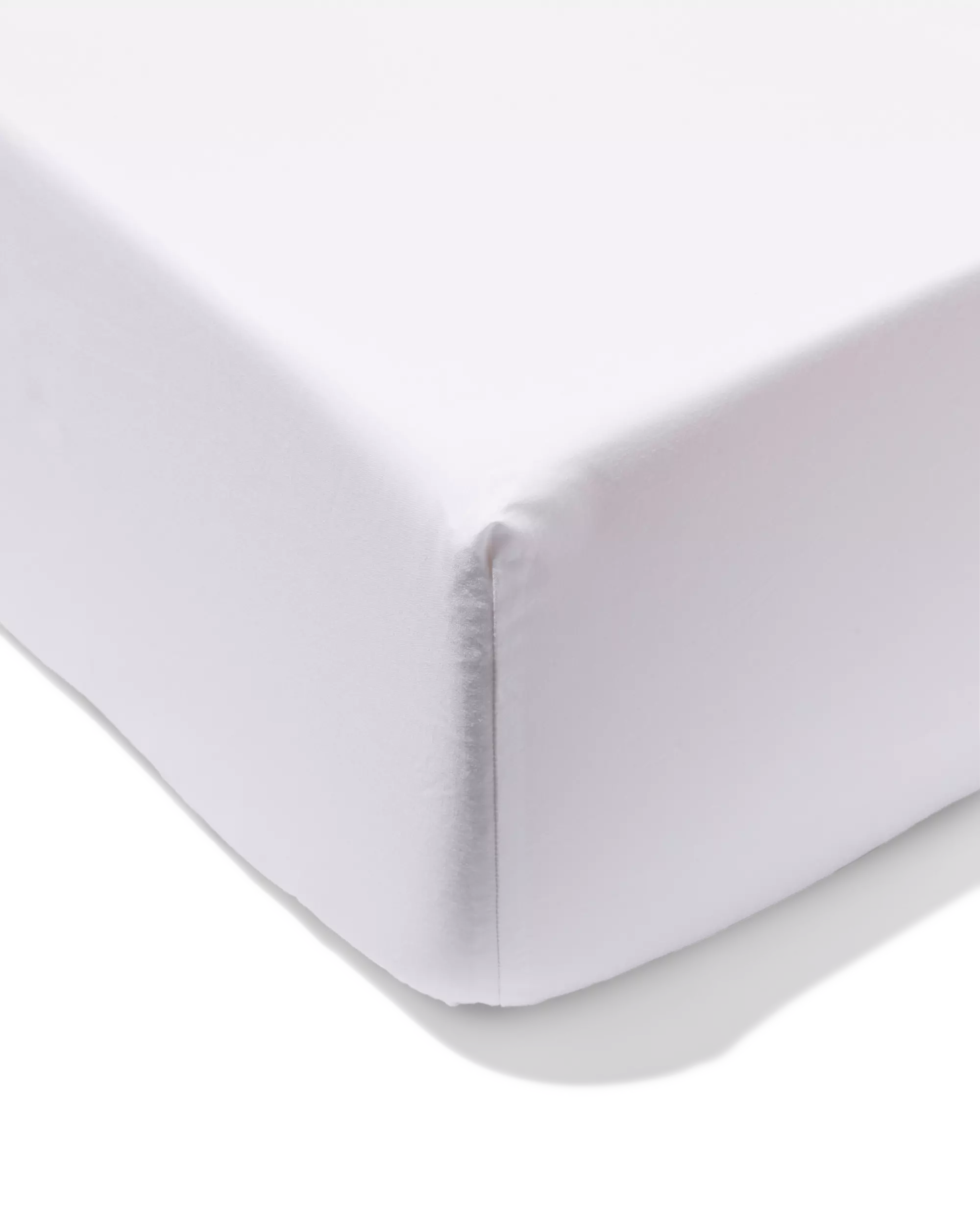 drap-housse boxspring 140x200cm percale de coton hôtel blanc
