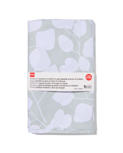 nappe avec feuilles 140x240 coton avec rev&ecirc;tement - 5330005 - HEMA