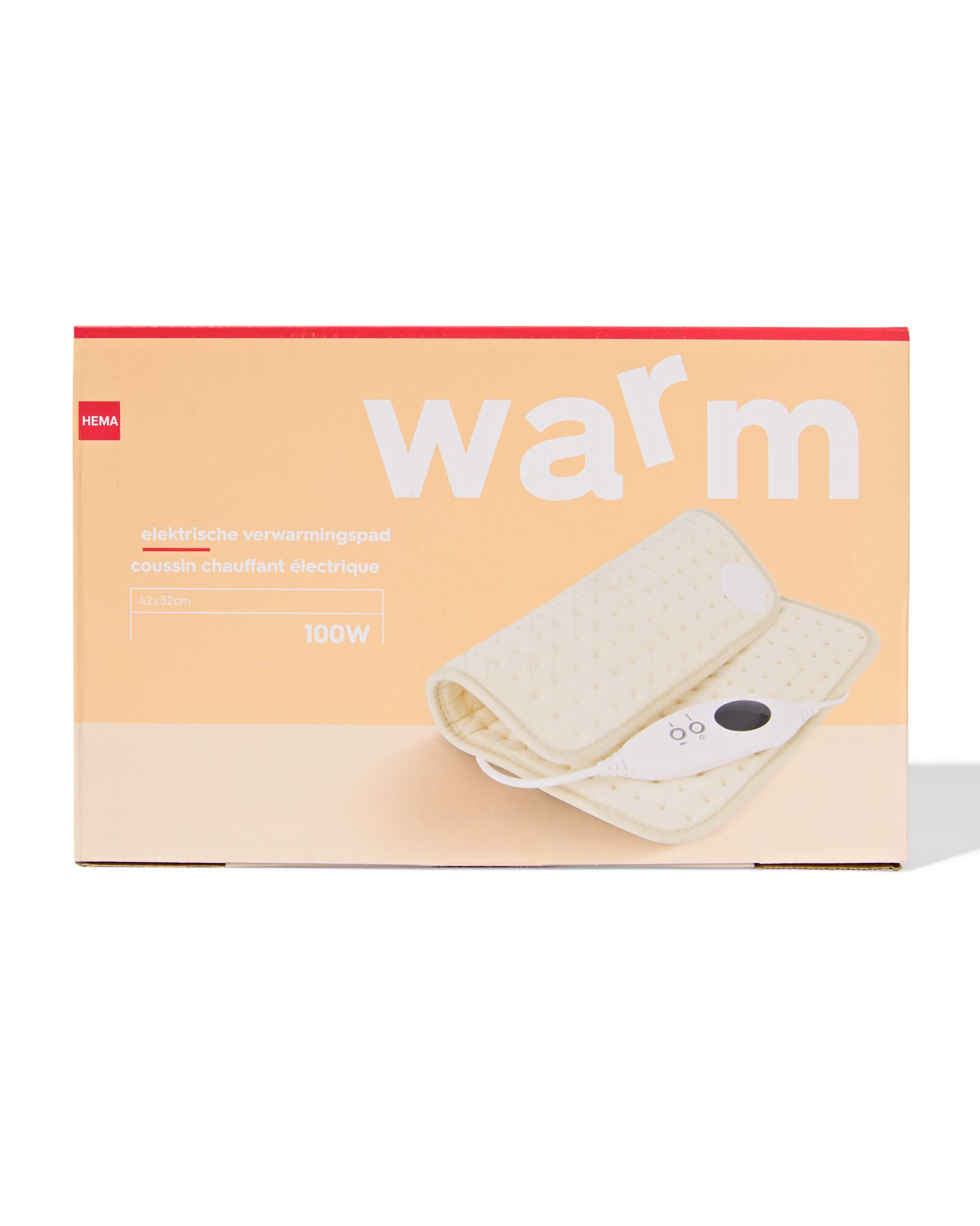 coussin chauffant &eacute;lectrique 42x32 cm - 13008015 - HEMA