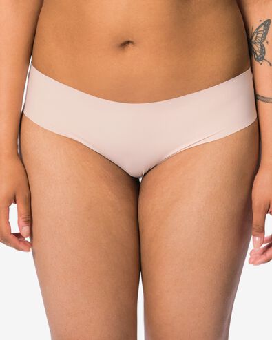 slip br&eacute;silien femme microfibre avec dentelle rose p&acirc;le rose p&acirc;le - 19608778LIGHTPINK - HEMA