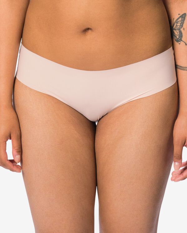 slip br&eacute;silien femme microfibre avec dentelle rose p&acirc;le rose p&acirc;le - 19608778LIGHTPINK - HEMA