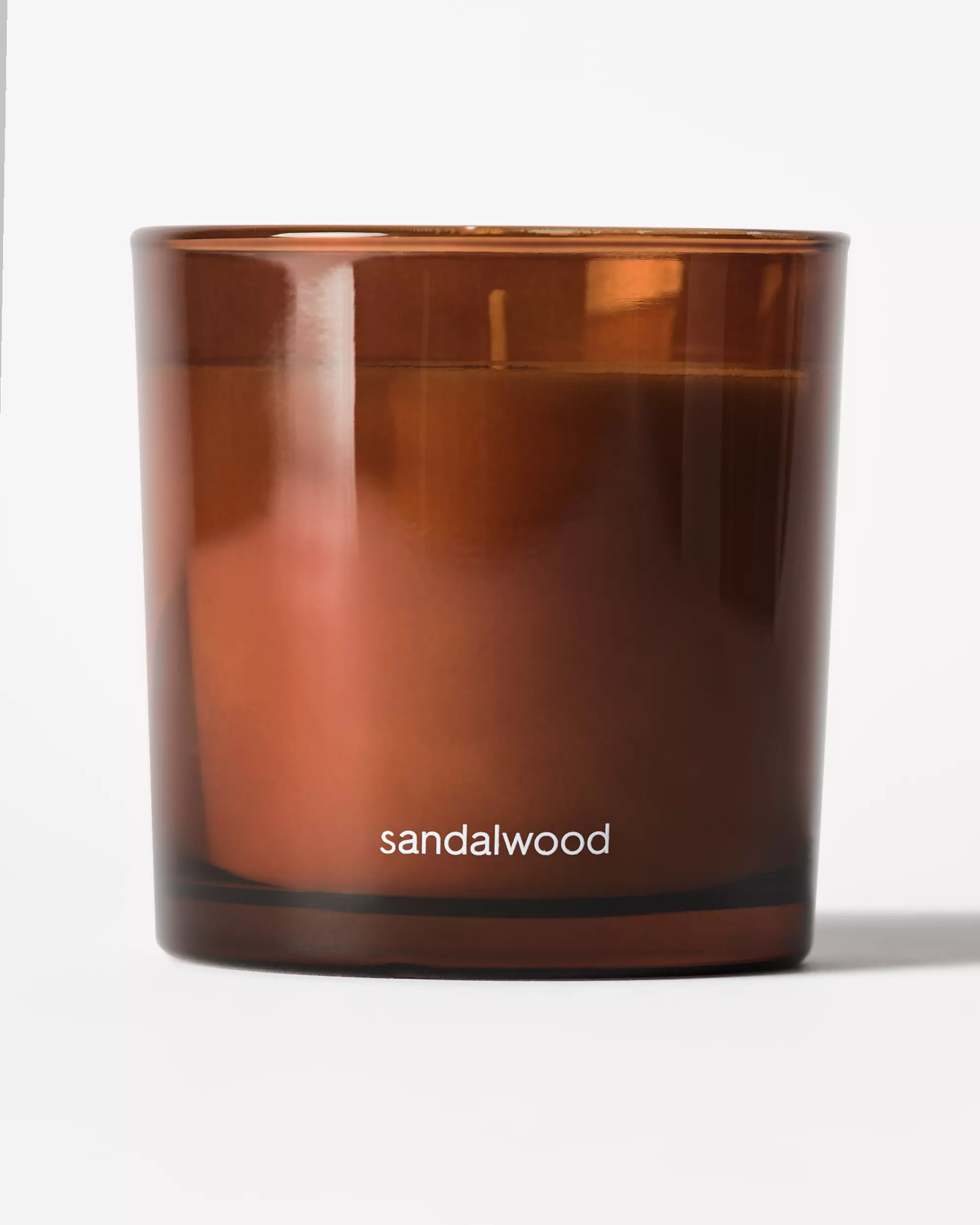 bougie parfumée ⌀10x10cm verre bois de santal