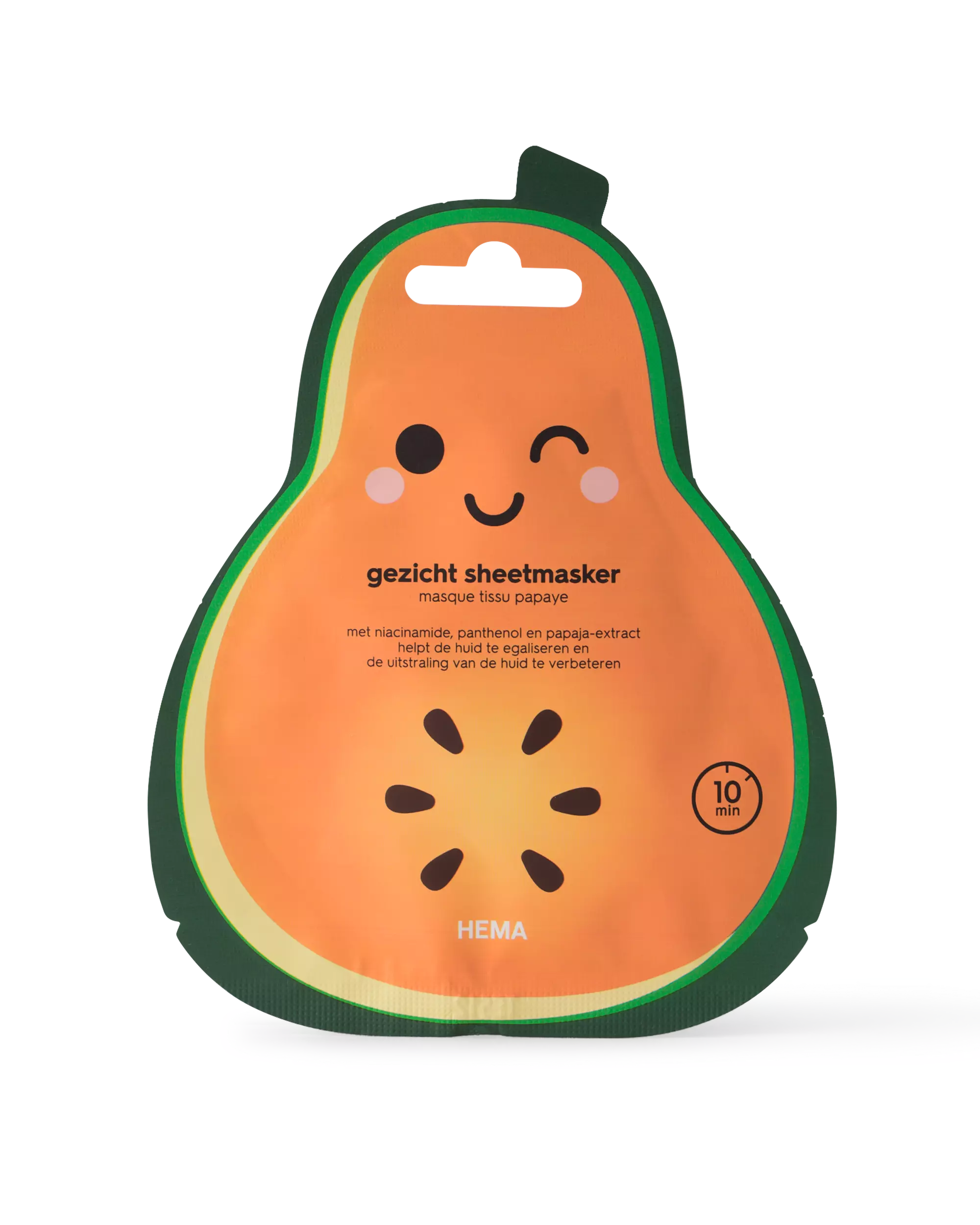 masque facial papaye