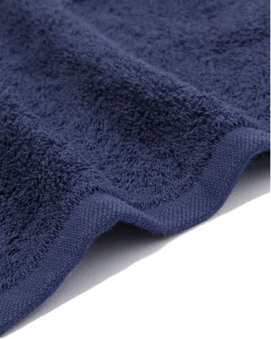4 serviettes pour visage 30x30 bleu nuit - qualit&eacute; &eacute;paisse bleu nuit d&eacute;barbouillettes 30 x 30 - 5245412 - HEMA