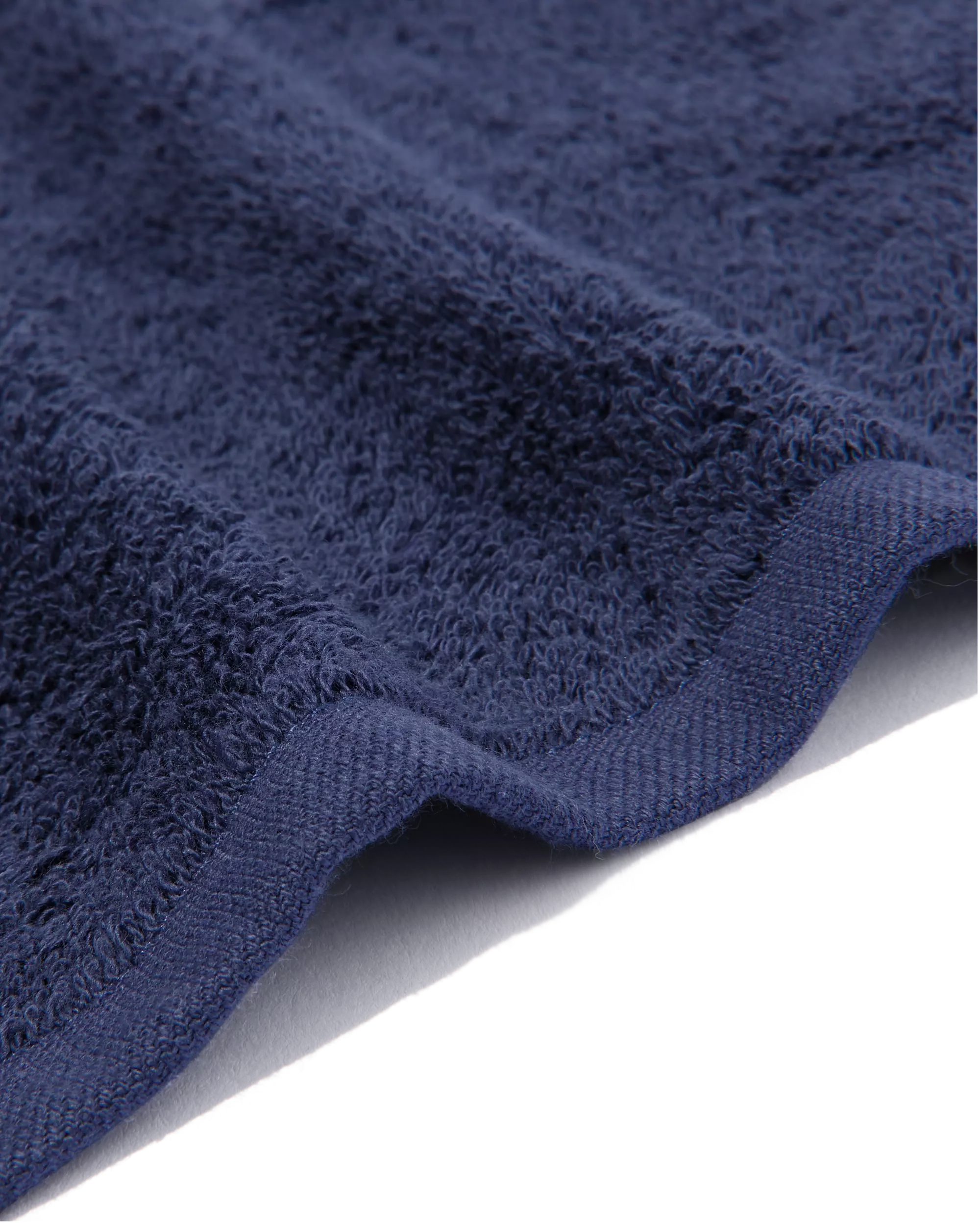 4 serviettes pour visage 30x30 bleu nuit - qualité épaisse