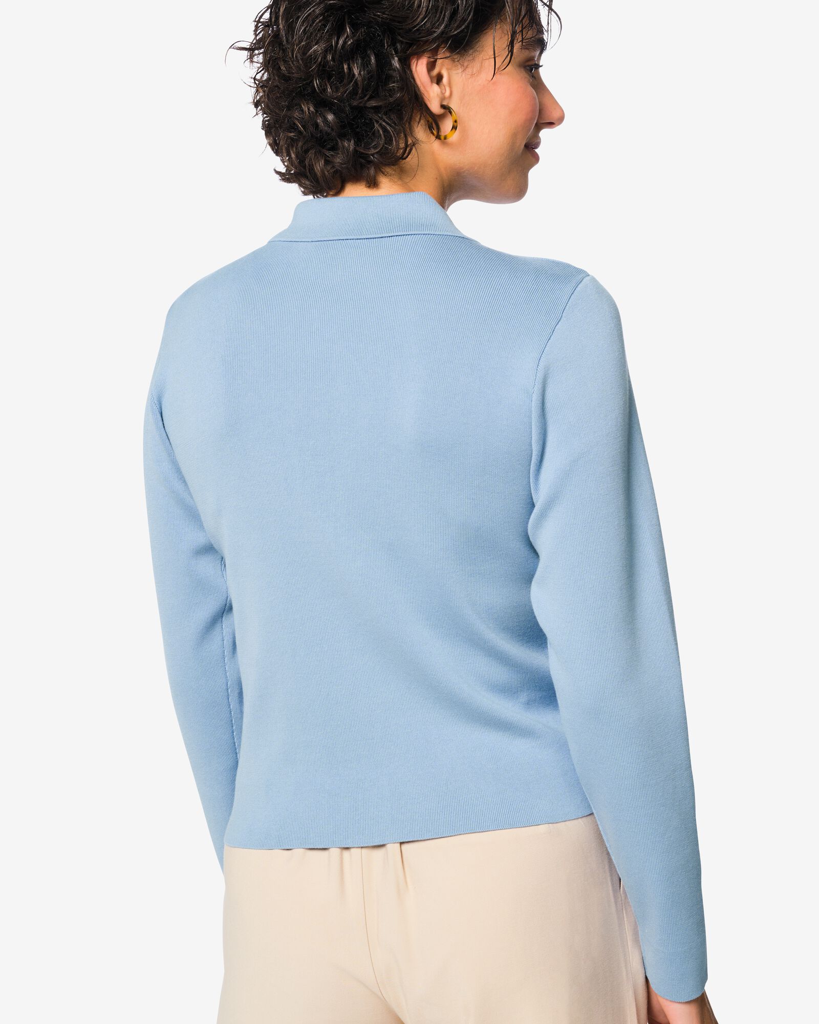 Damenstrickjacke Ivory hellblau hellblau - 36212470LIGHTBLUE - HEMA