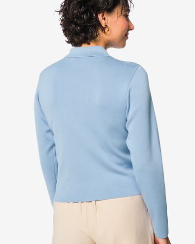 Damenstrickjacke Ivory hellblau hellblau - 36212470LIGHTBLUE - HEMA