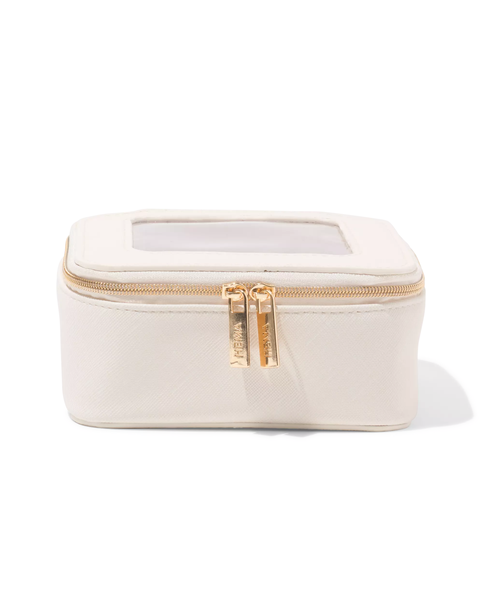 mini toilettas 6x12cm transparant