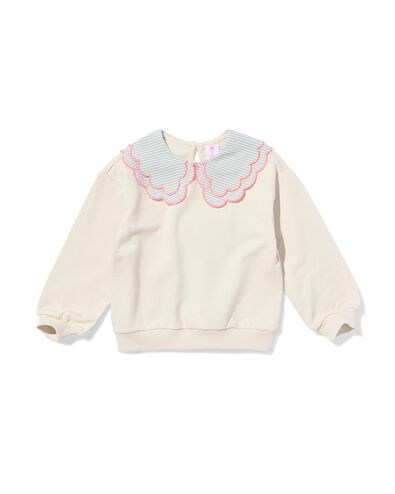pull enfant tissu sweat &eacute;cru &eacute;cru - 30878233ECRU - HEMA