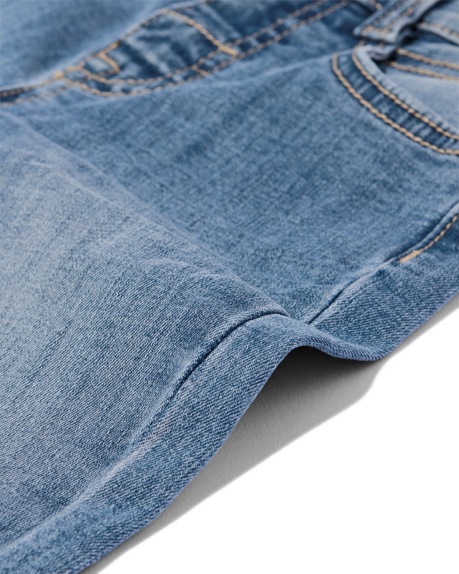 pantalon enfant slim fit bleu moyen bleu moyen - 30708509MIDBLUE - HEMA