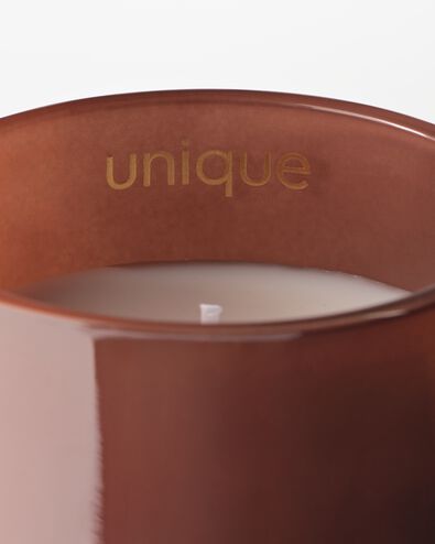 bougie en verre &Oslash;8x9cm lettre U U bougie en verre - 61102680 - HEMA