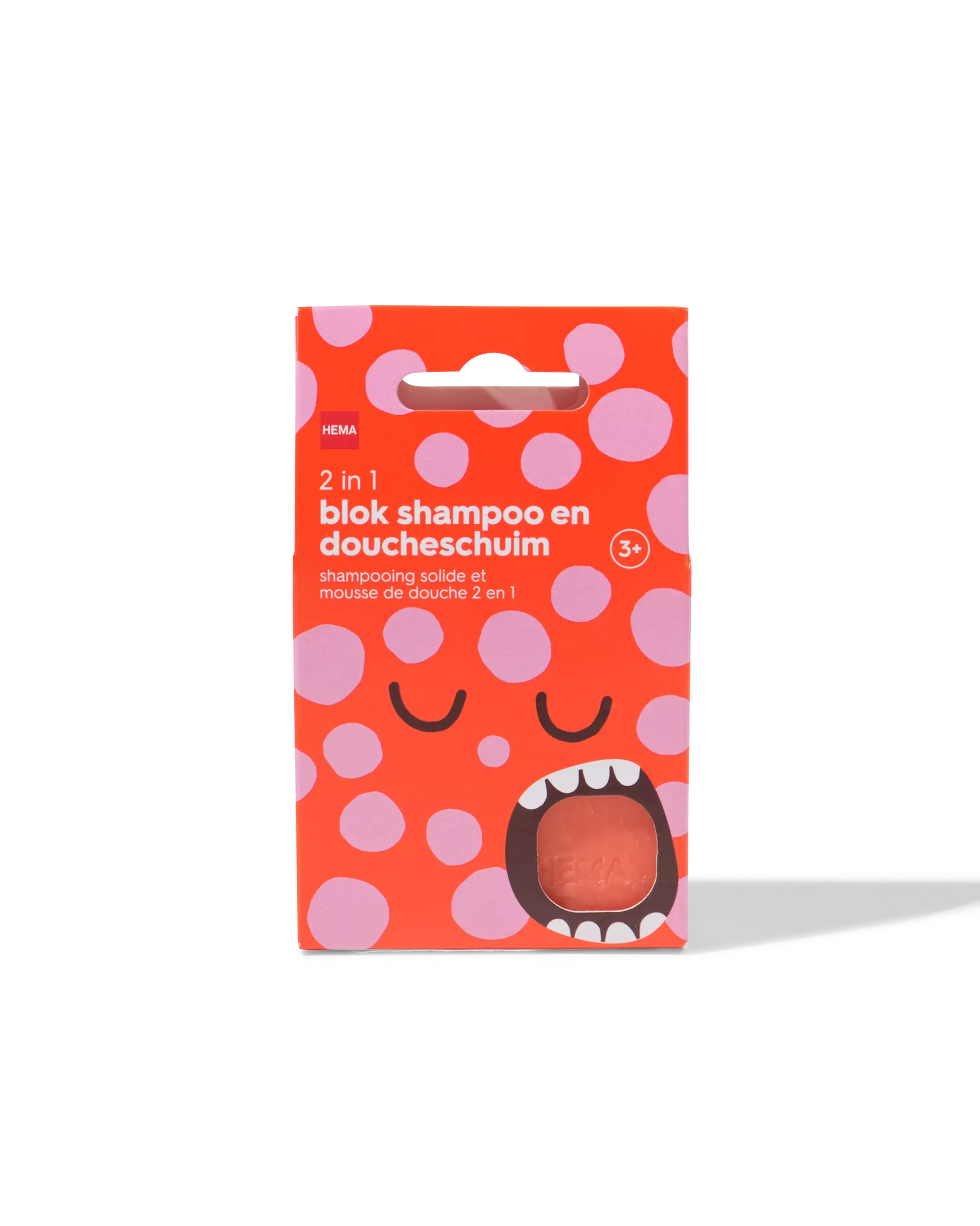 bloc 2-en-1 shampoing et mousse de douche pour enfant 65g
