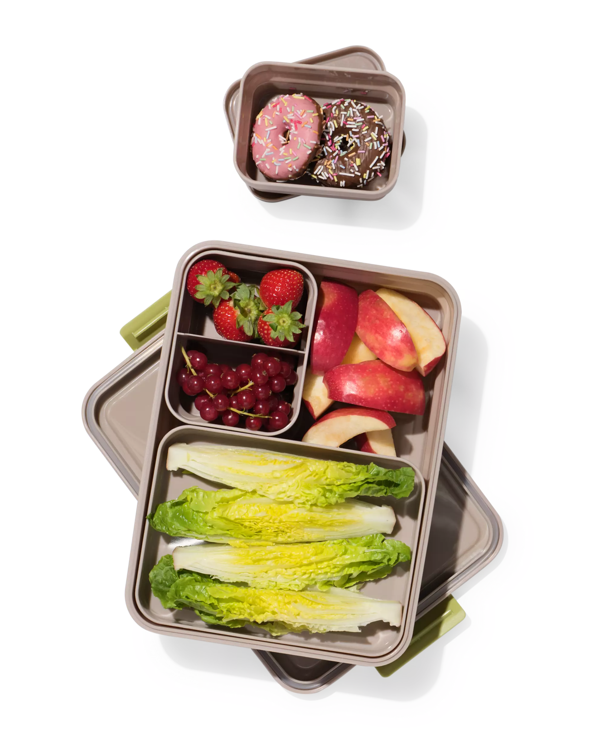 Brotdose modular groß, grau