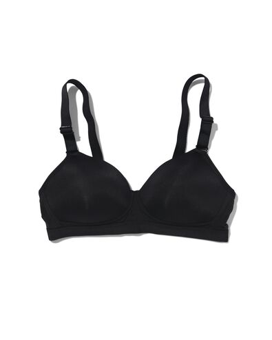 voorgevormde prothese bh zonder beugel zwart zwart - 21819960BLACK - HEMA