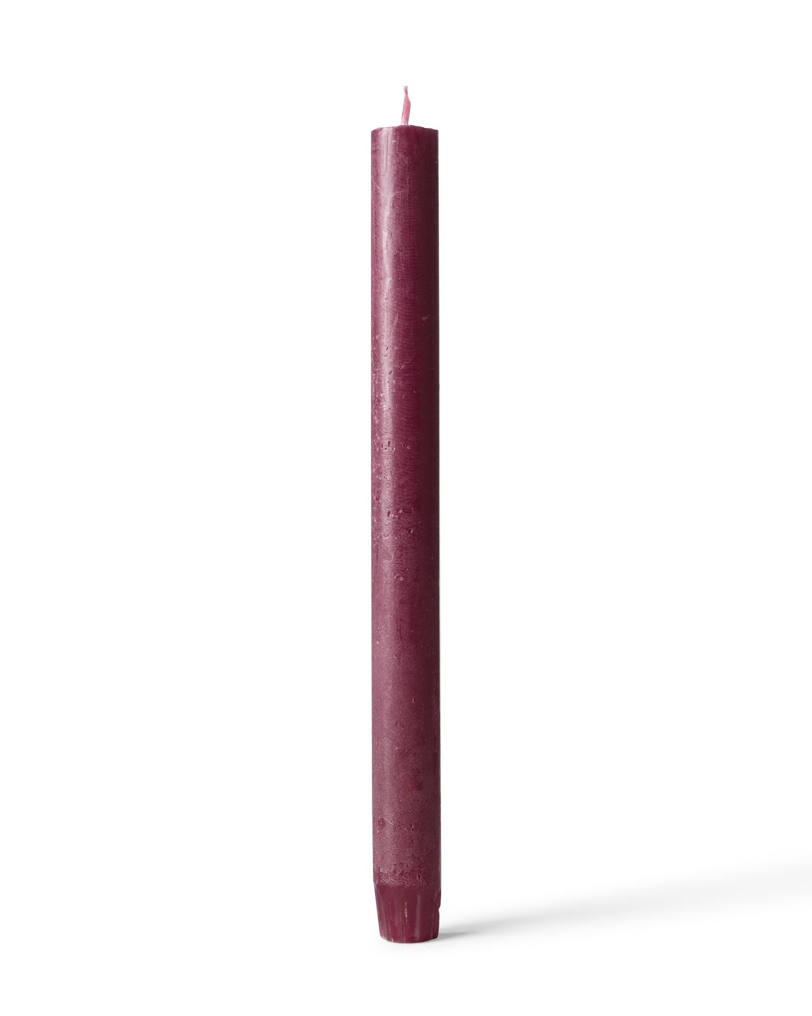 bougie de table ⌀2,2 x 27 cm rustique aubergine  - 13504254 - HEMA