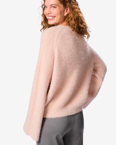 dames gebreide trui lichtroze lichtroze - 36214940LIGHTPINK - HEMA