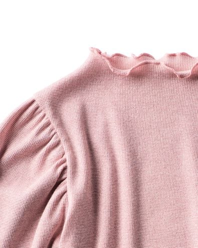 t-shirt enfant c&ocirc;tel&eacute; vieux rose vieux rose - 30889305OLDPINK - HEMA