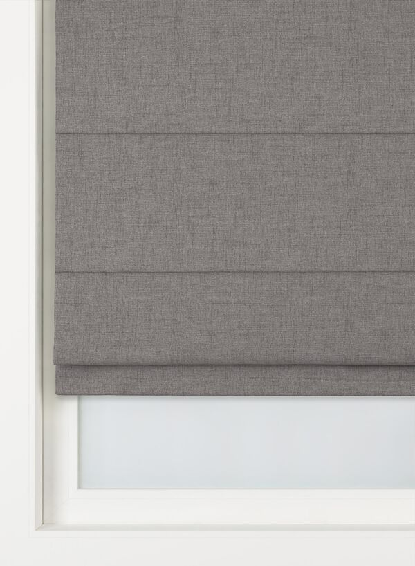 vouwgordijn Nuenen verduisterend grijs grijs - 46107056GREY - HEMA