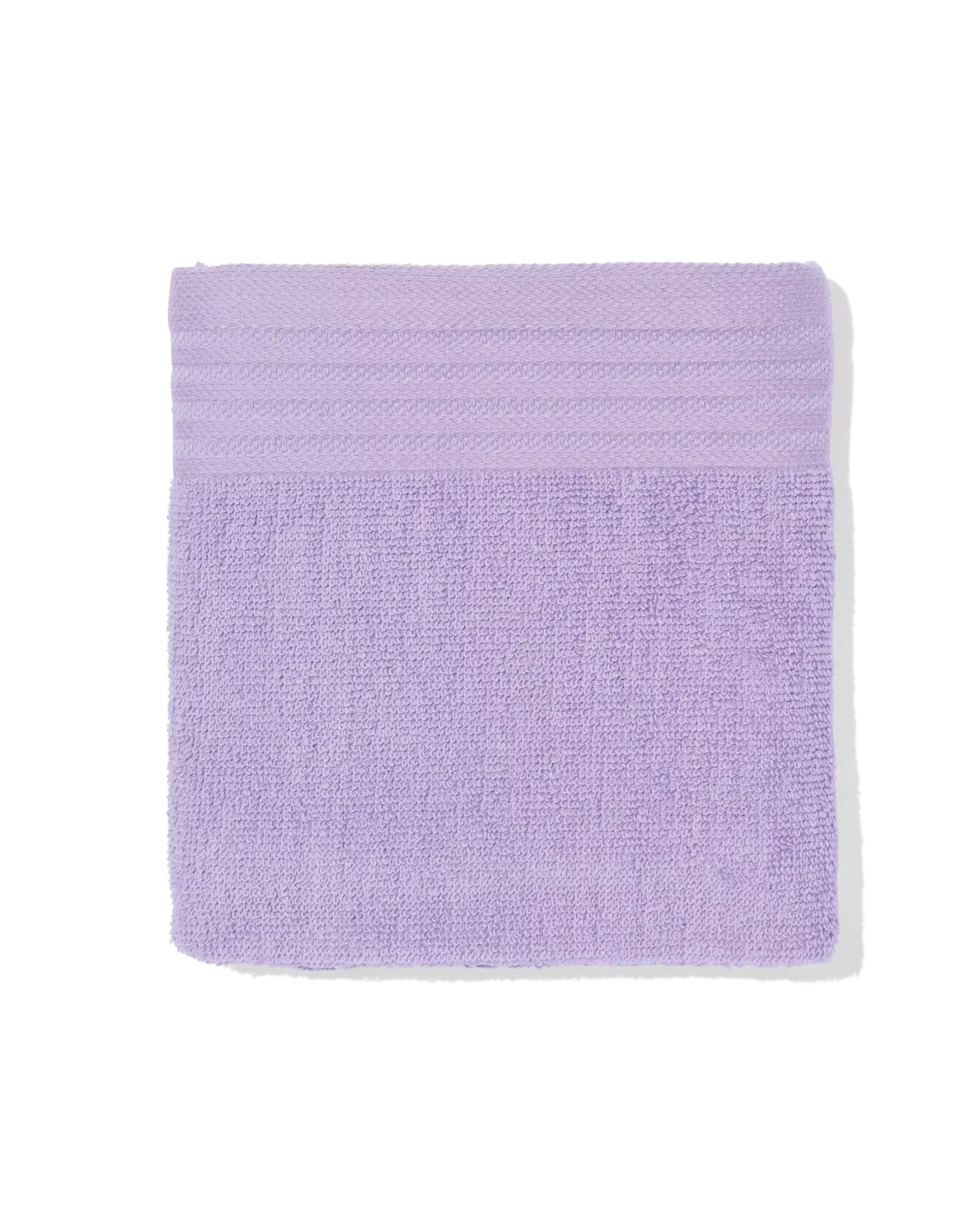 essuie-mains 50x50 coton lilas