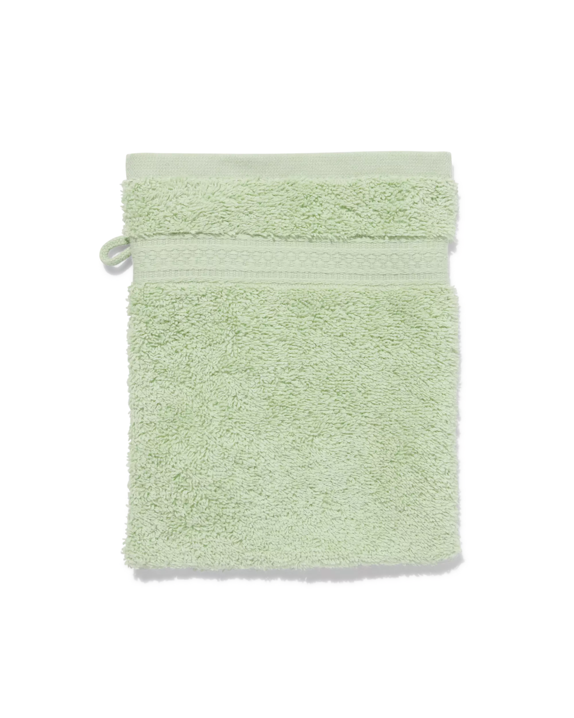 washandje 16x21cm zware kwaliteit limoengroen