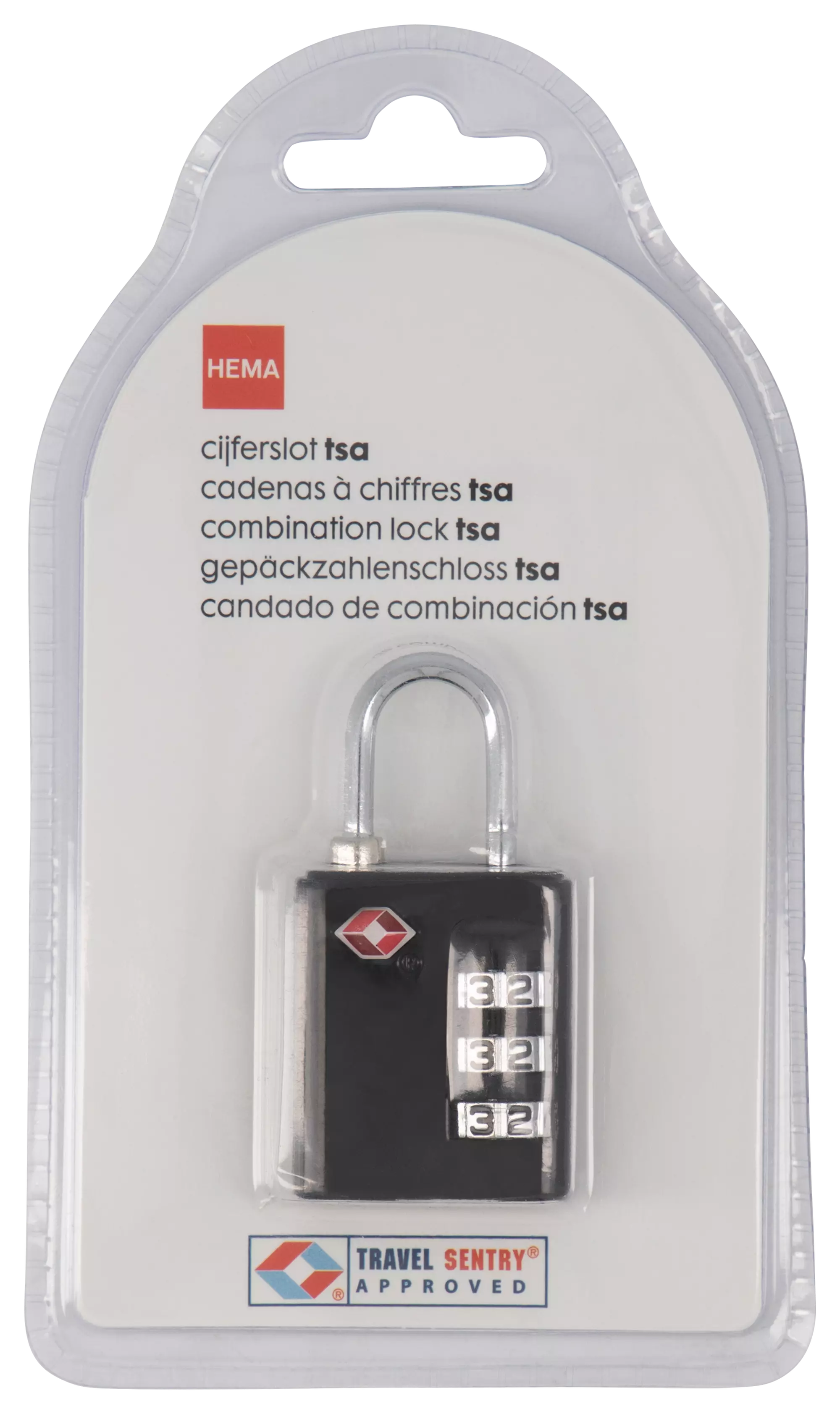 TSA cijferslot - 6.5x3
