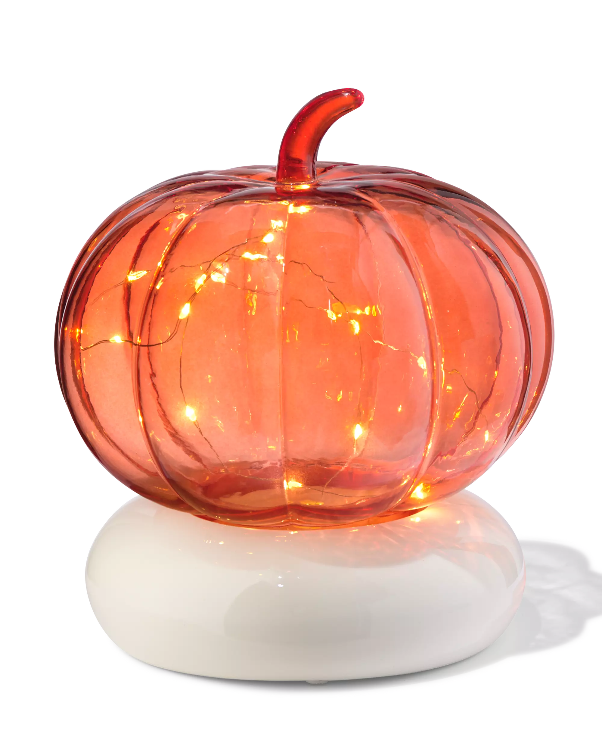 lampe led ⌀18 x 20,5 cm céramique citrouille