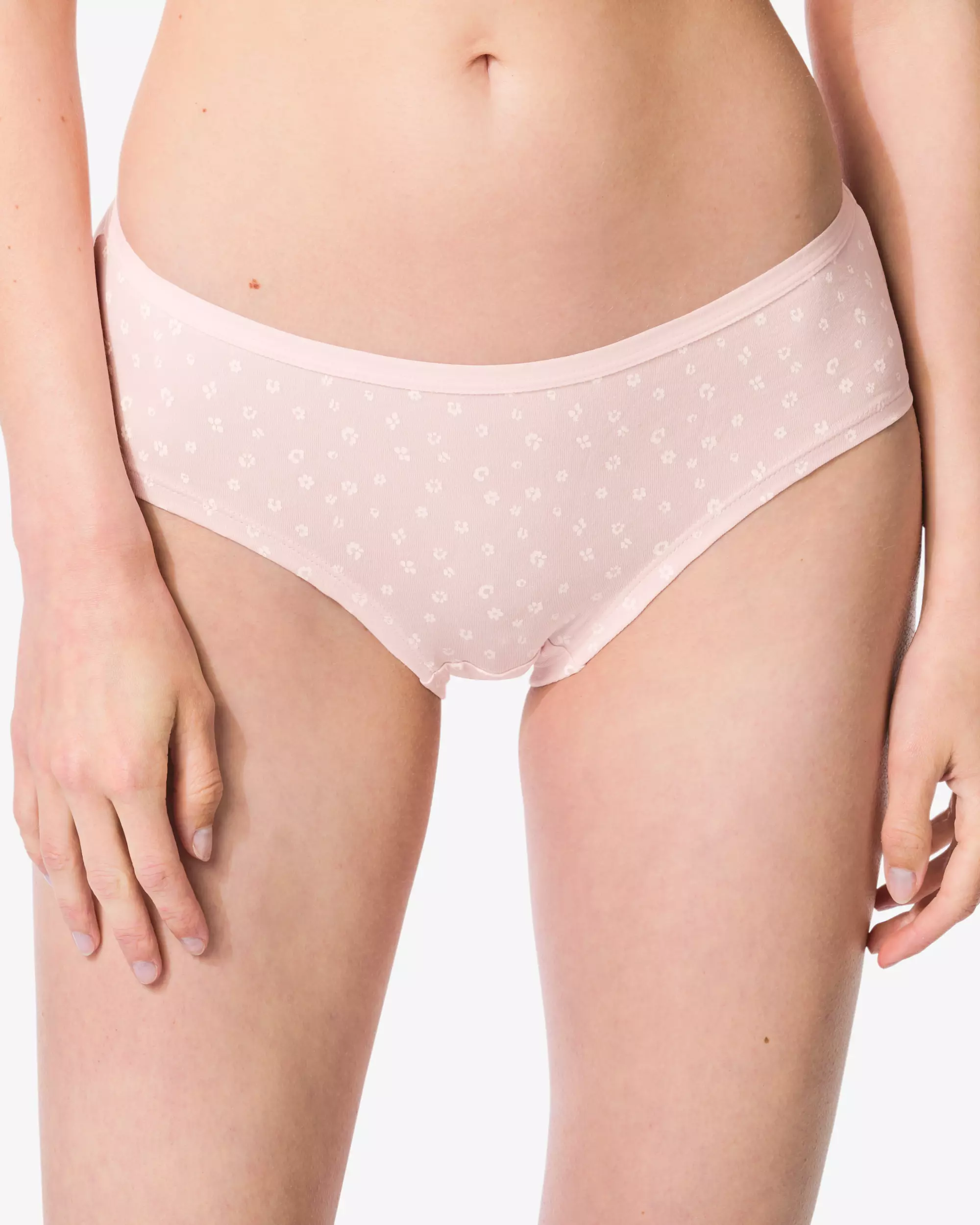 culottes hipsters femme coton fleurs - 2 pièces