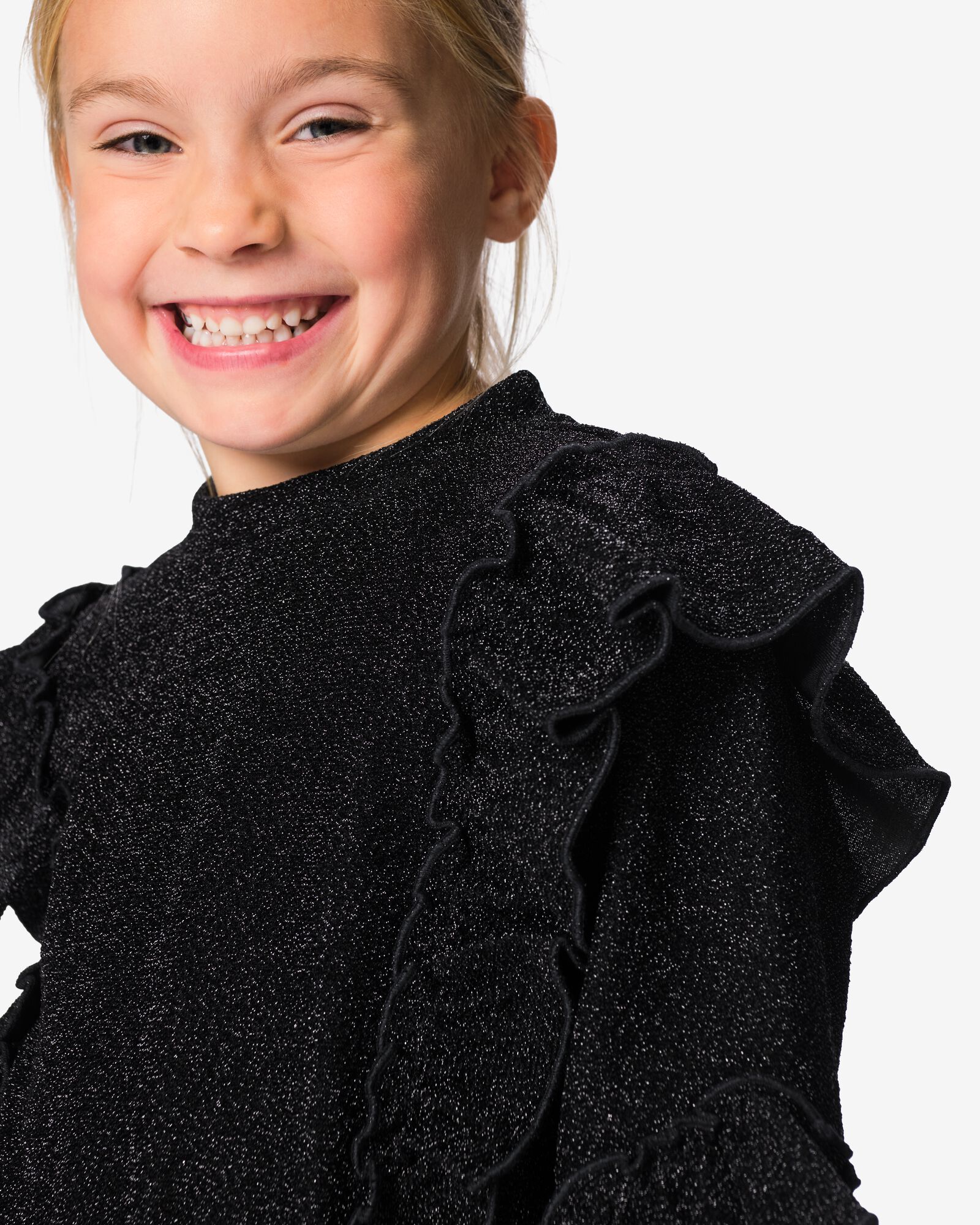 Kinderkleid aus Jersey normale Passform schwarz schwarz - 30899004BLACK - HEMA