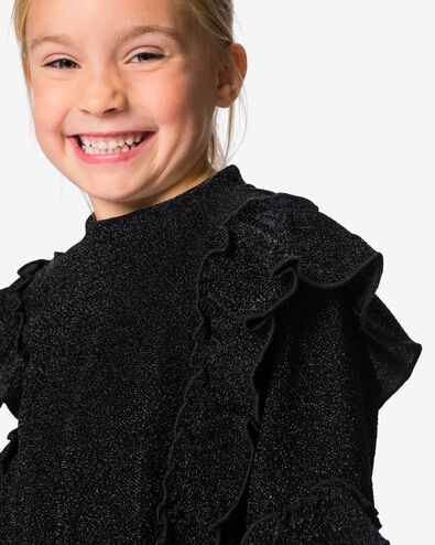 Kinderkleid aus Jersey normale Passform schwarz schwarz - 30899004BLACK - HEMA