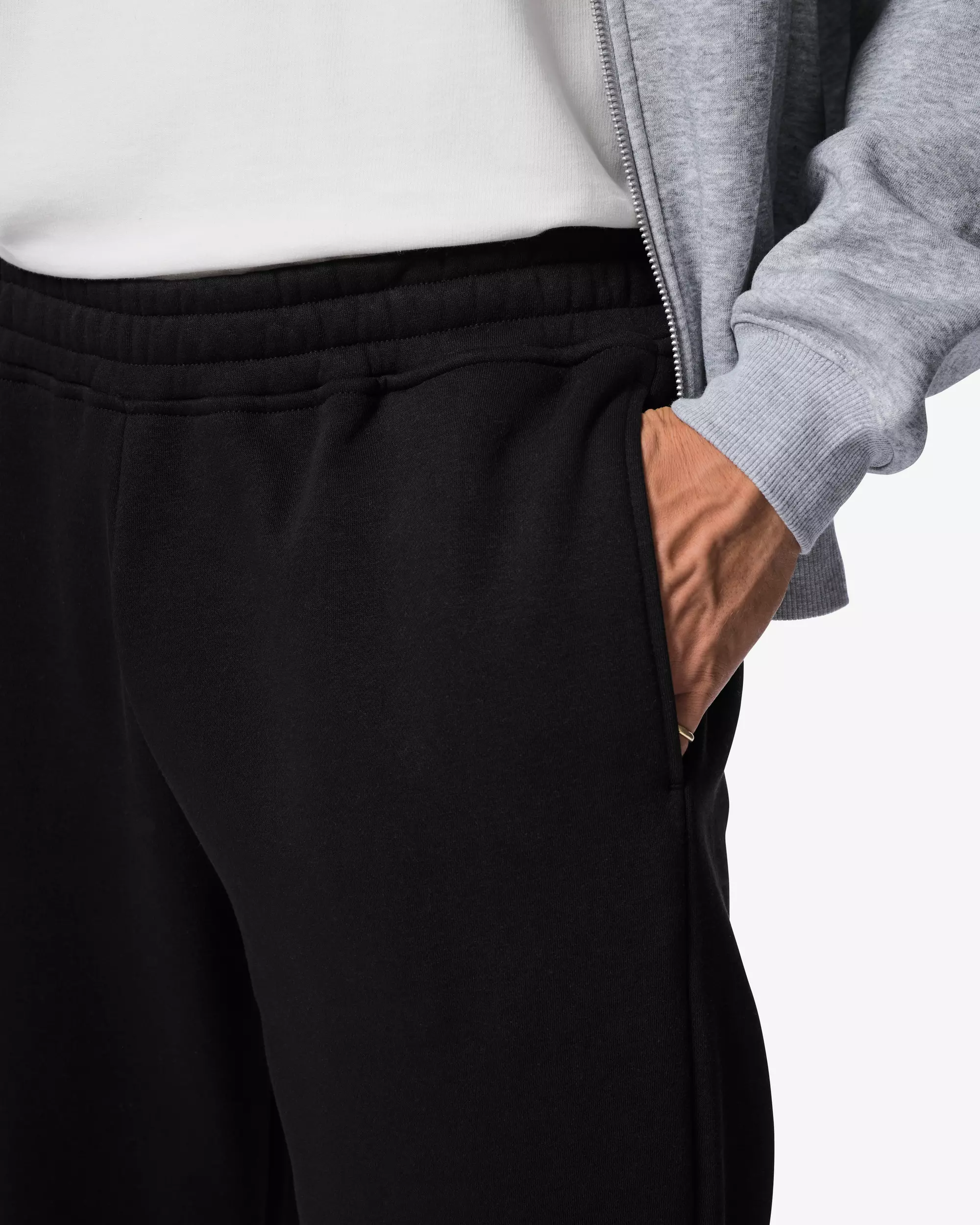 pantalon homme coupe classique tissu molleton