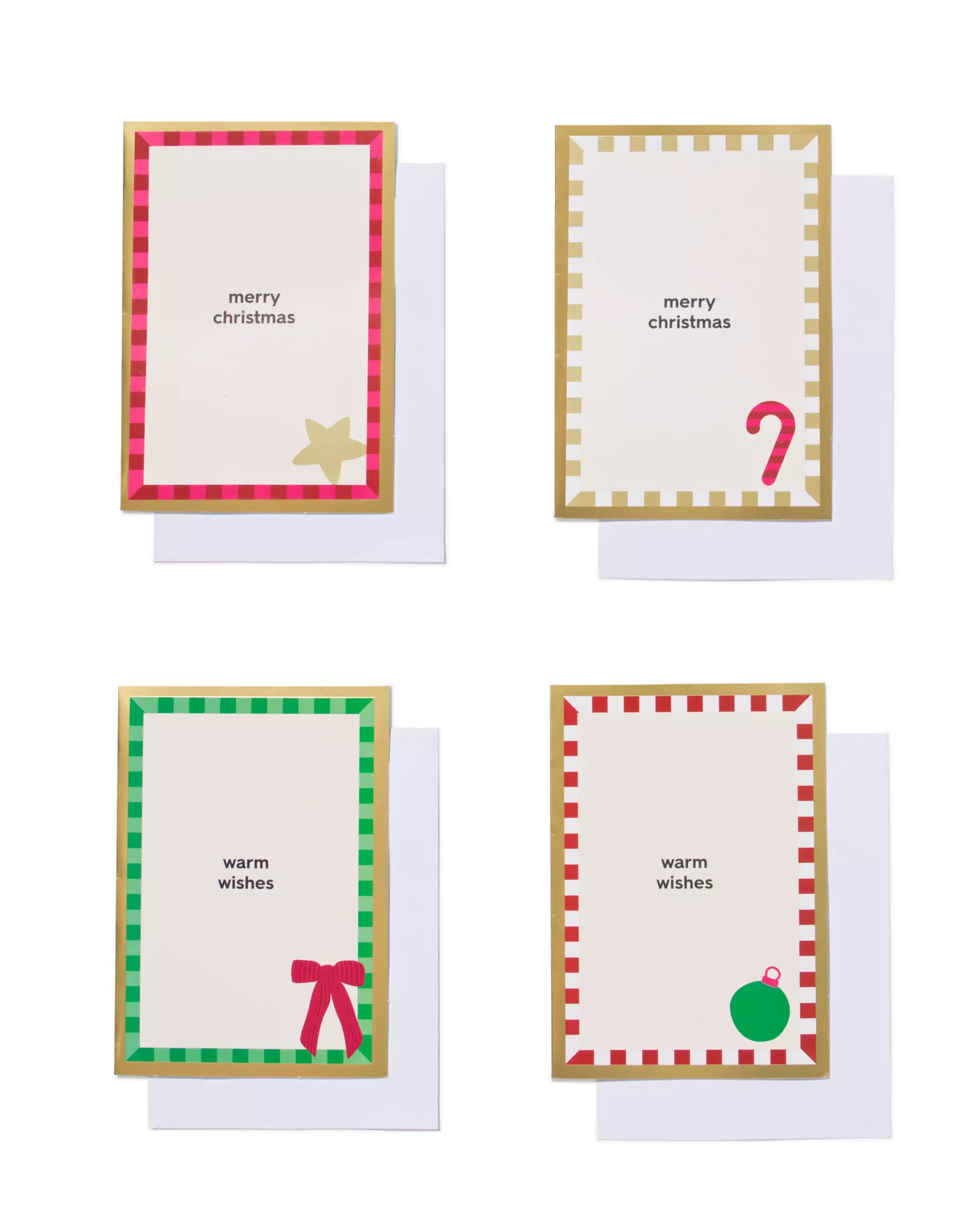 cartes de Noël 14,5x10,4 - 20 pièces