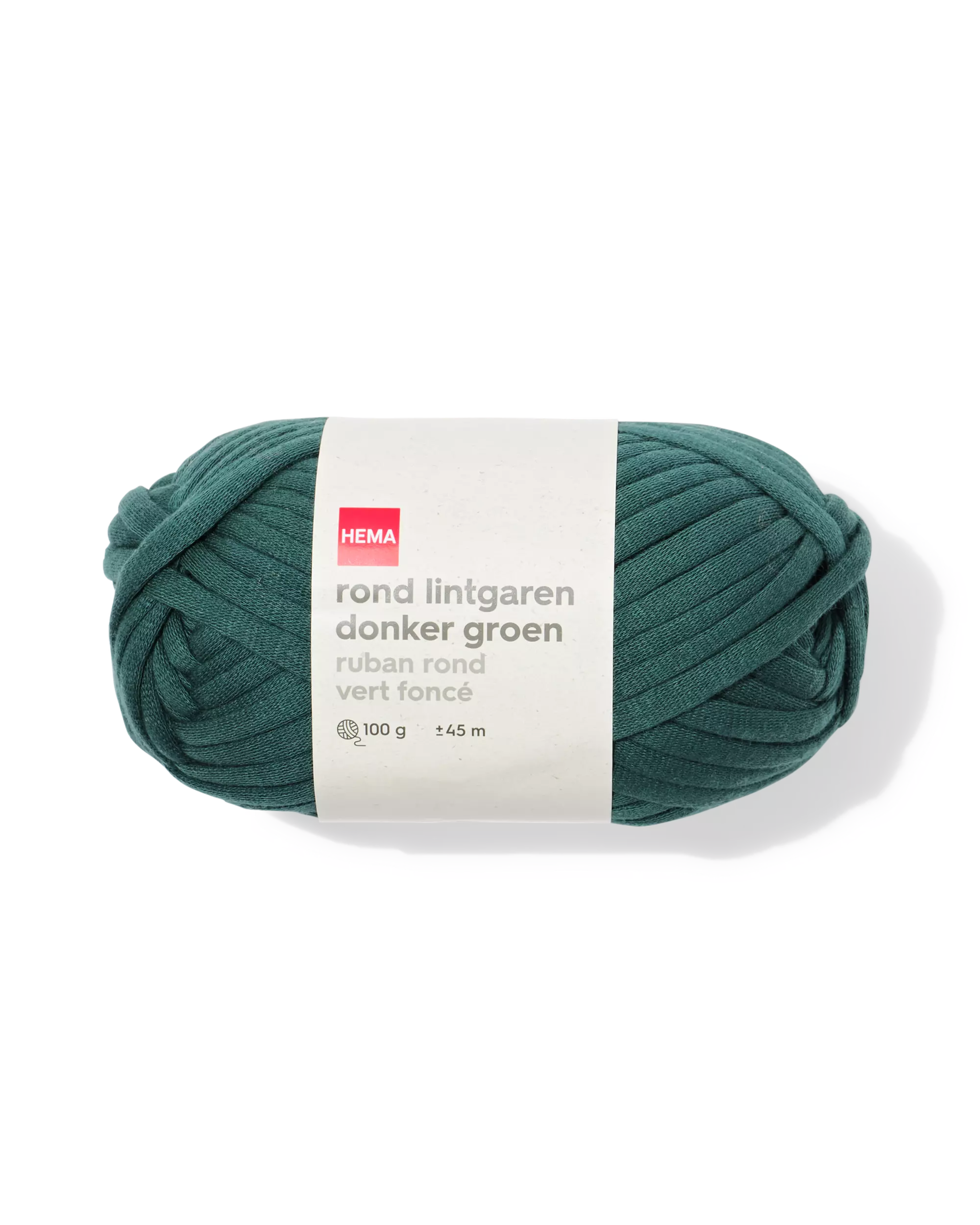 fil ruban rond 100 g 45 m vert foncé