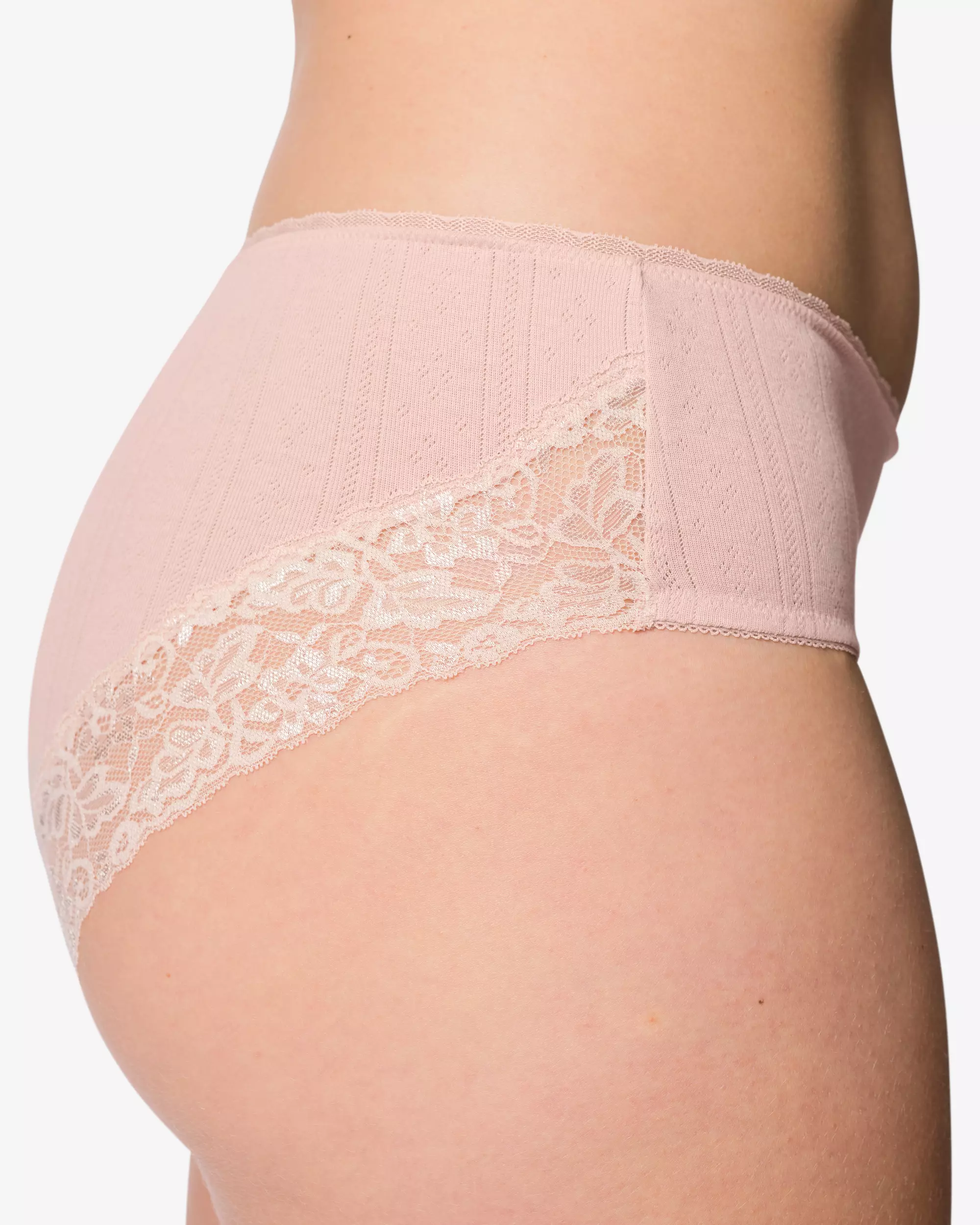 slip hipster femme pointelle coton dentelle