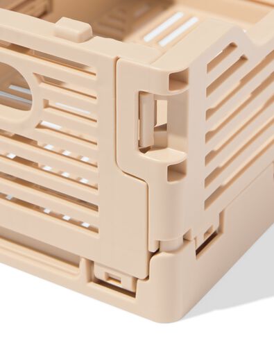 caisse pliable &agrave; lettres recycl&eacute;e XS beige beige XS  13 x 18 x 8 - 39800025 - HEMA