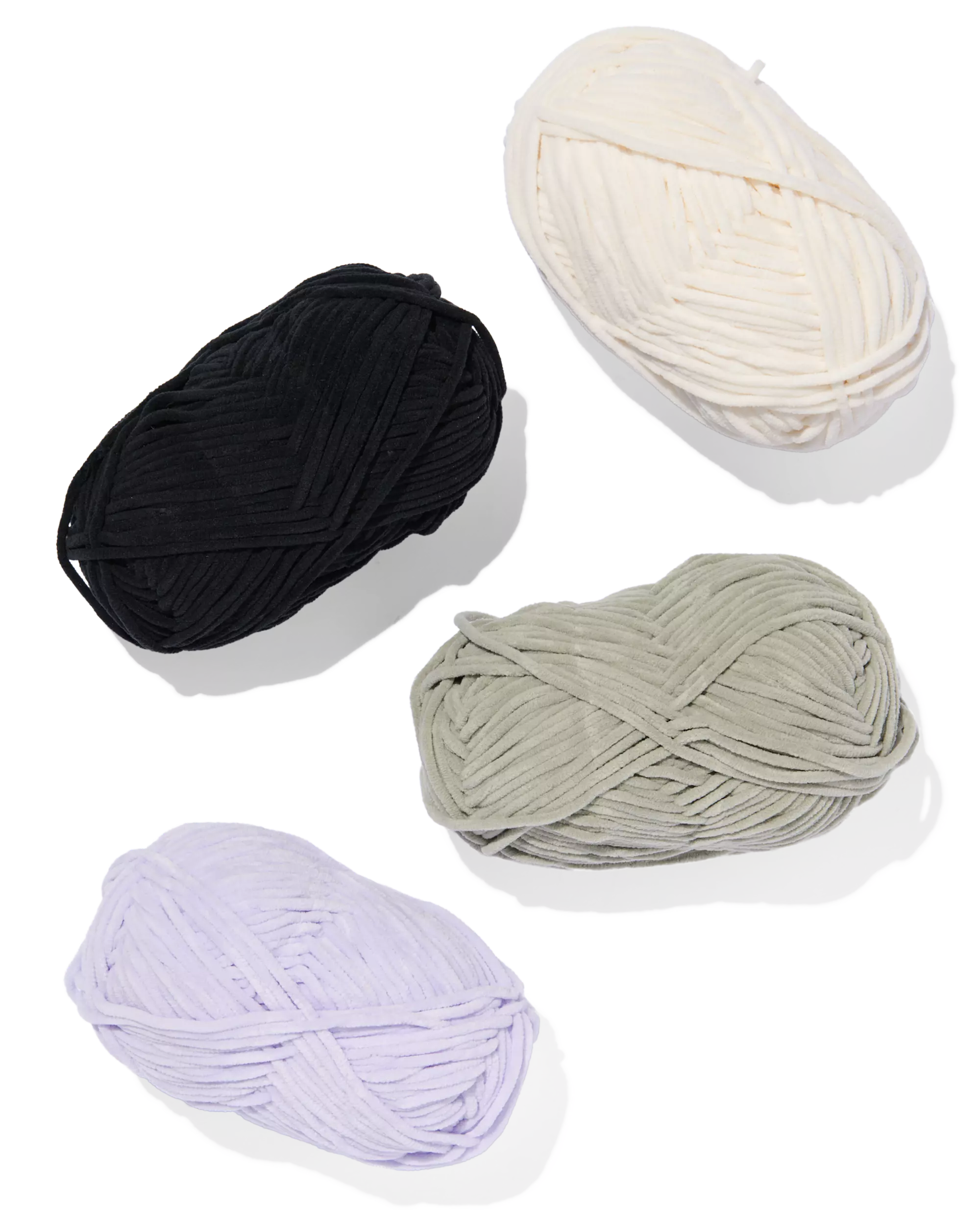 fil chenille blanc 100g 110m