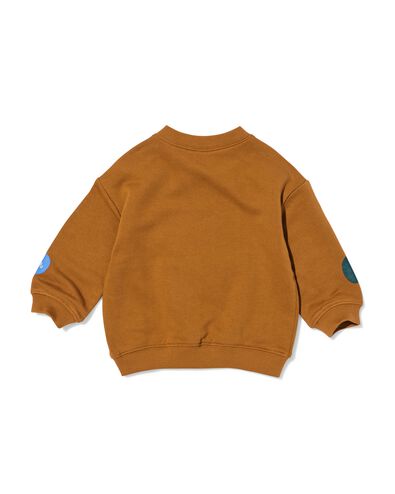 pull b&eacute;b&eacute; molleton abstrait marron marron - 33107980BROWN - HEMA