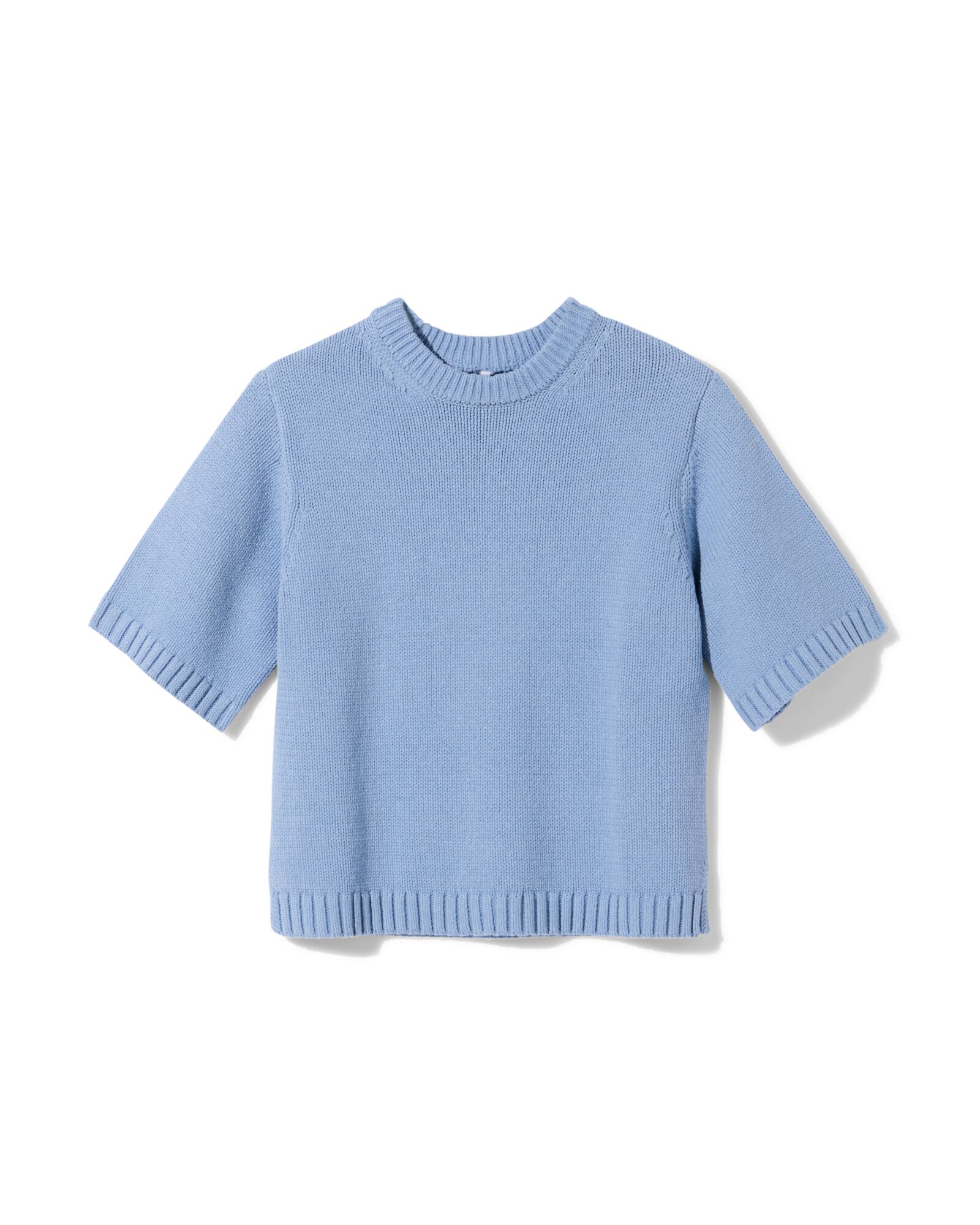 pull femme Nadine maille fine bleu clair bleu clair - 36213070LIGHTBLUE - HEMA
