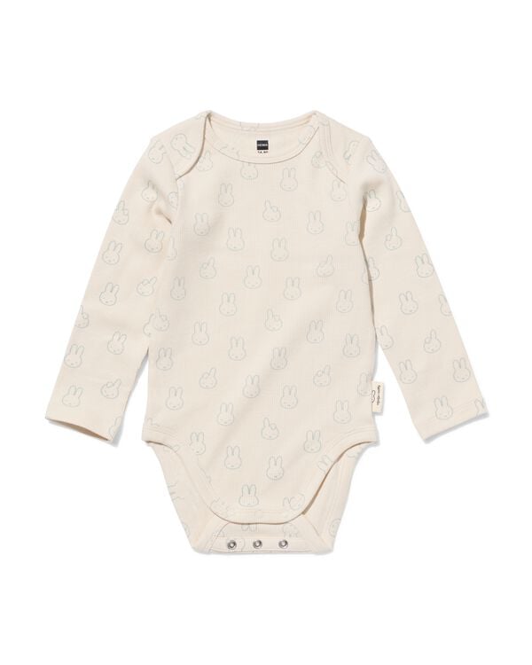 body b&eacute;b&eacute; Miffy LENZING&trade; ECOVERO&trade; c&ocirc;tel&eacute; blanc blanc - 33309060WHITE - HEMA