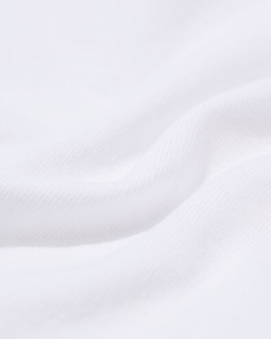 t-shirt femme slim fit col rond blanc blanc - 36398007WHITE - HEMA