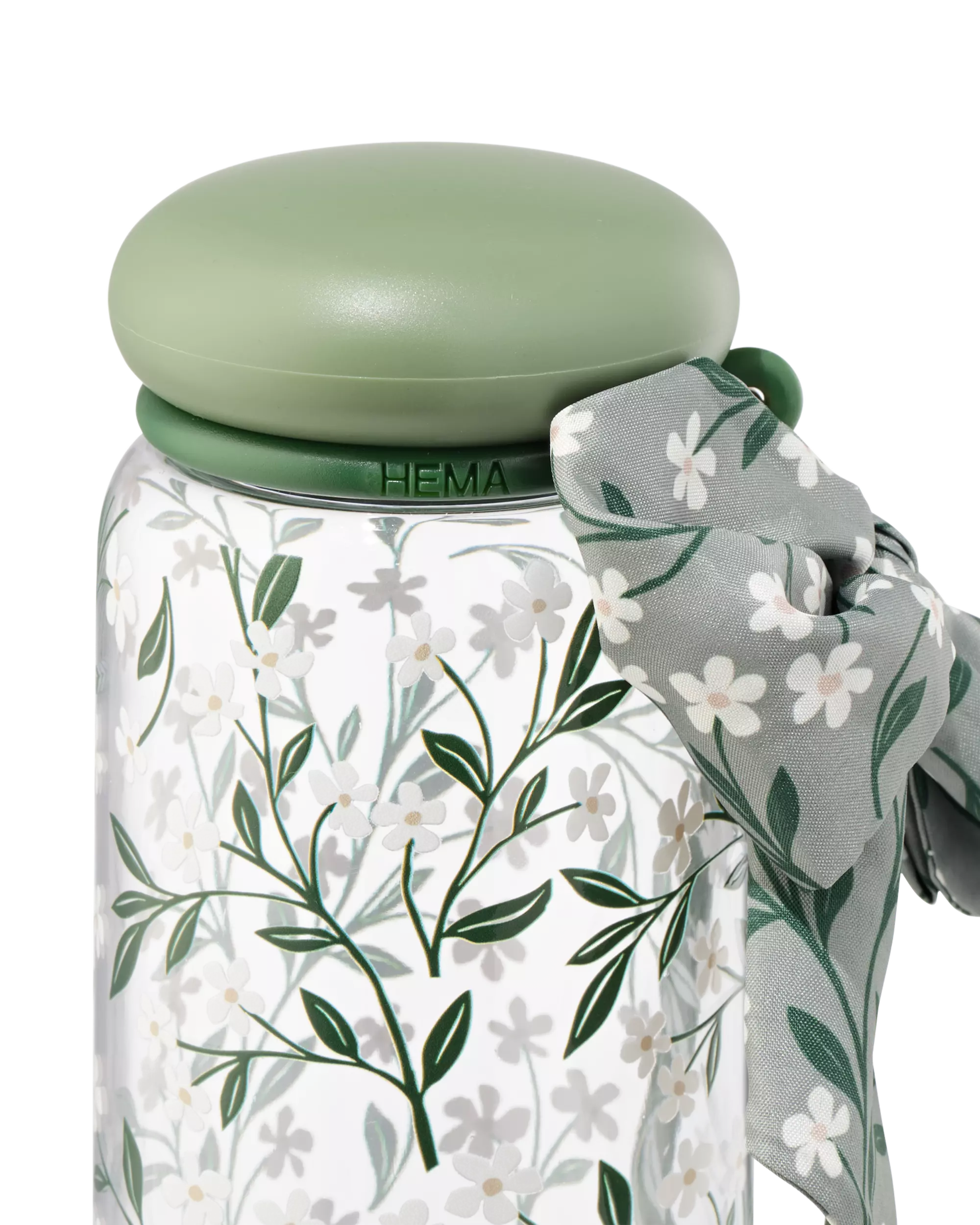 gourde 700 ml fleurs avec petit foulard