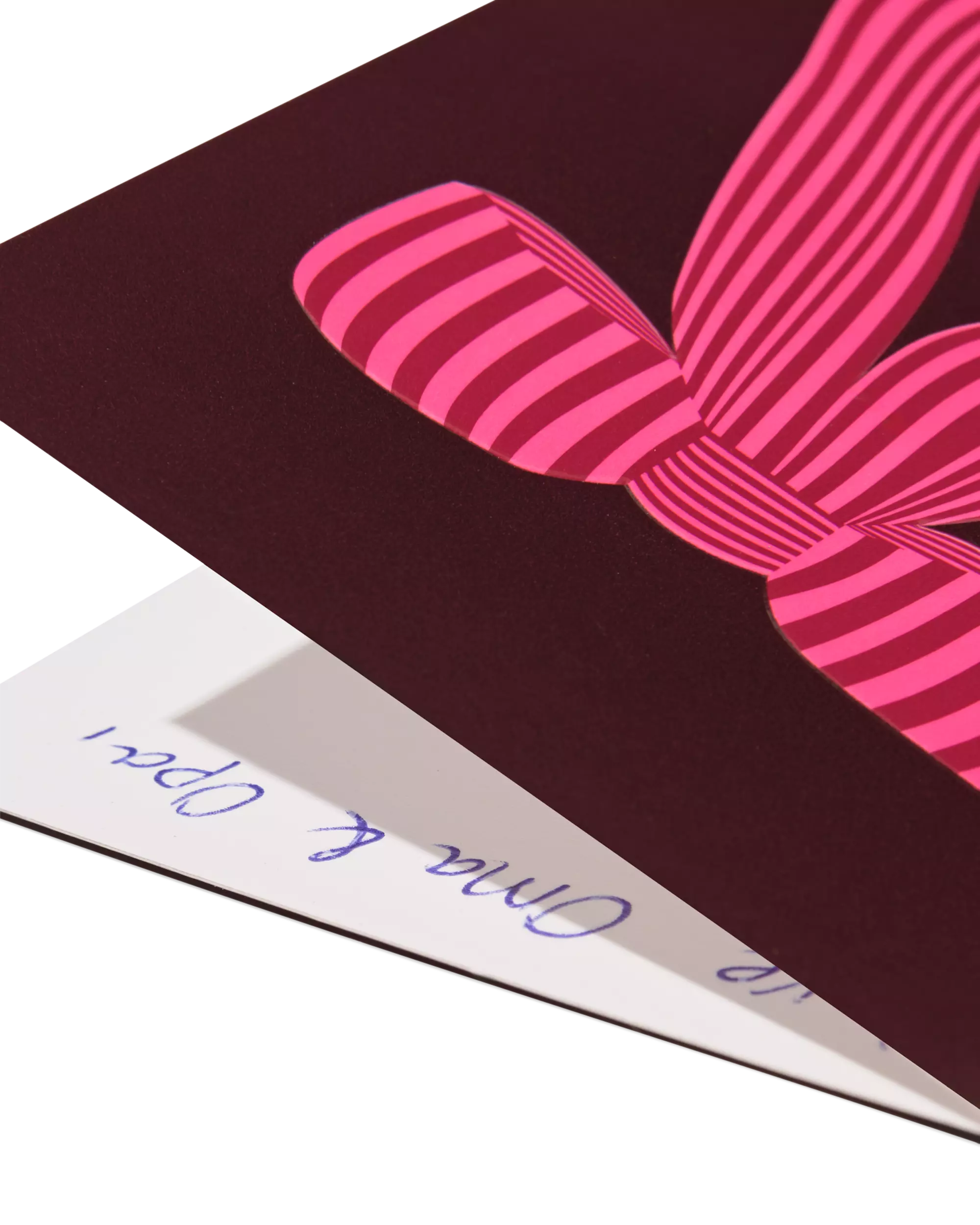 cartes de Noël 11x8cm avec noeud - 5 pièces