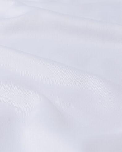 Topper-Spannbettlaken 90 &times; 220 cm, Hotel, Baumwollsatin, Wei&szlig; - 5180118 - HEMA