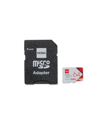 Carte m&eacute;moire micro SD 64 Go - 39520012 - HEMA
