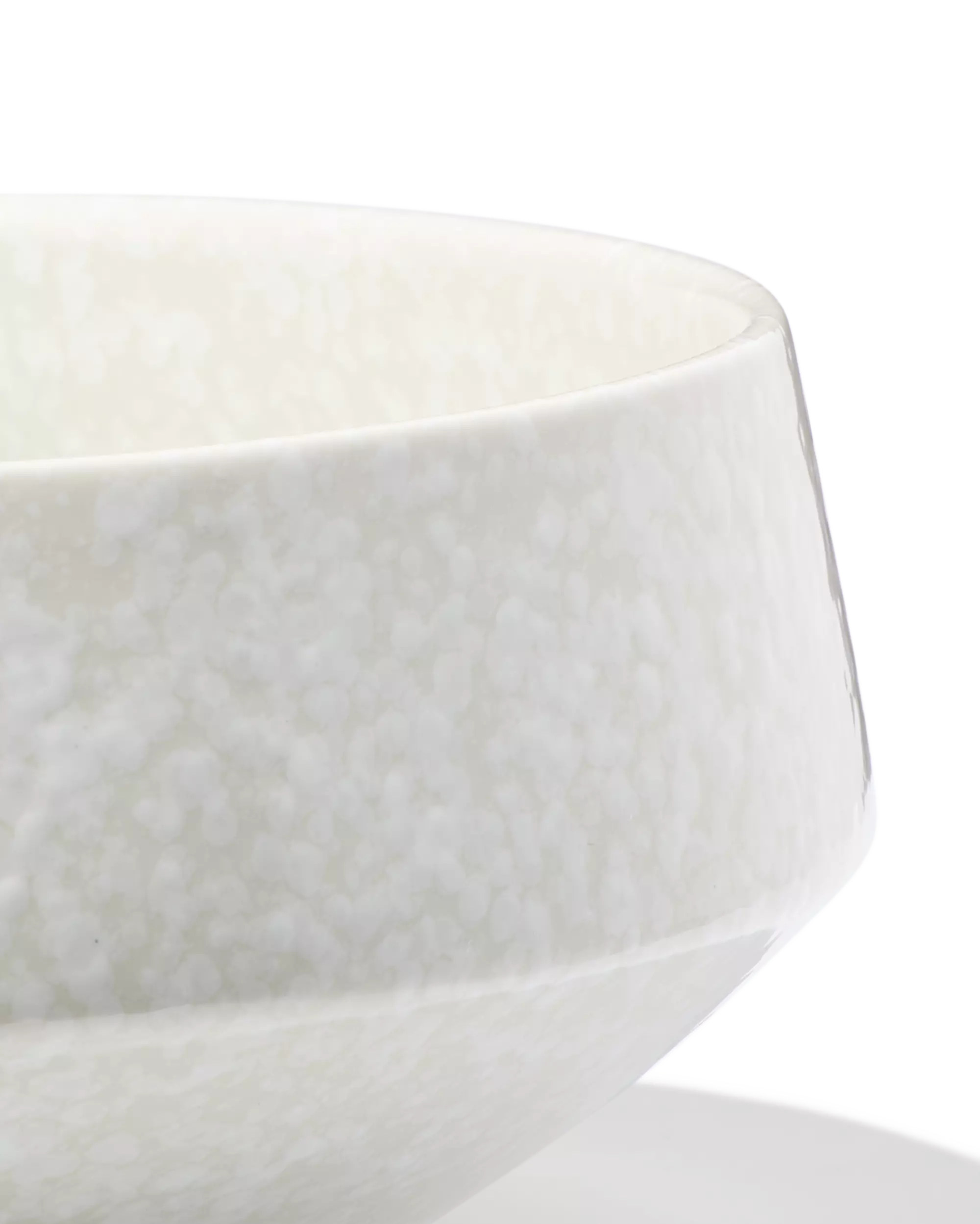 saladier Ø21cm Trend faïence verte mouchetée
