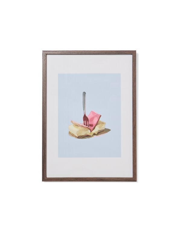 Bilderrahmen DIN A4, 21 &times; 29,7 cm, Holz, schmal - 13626076 - HEMA