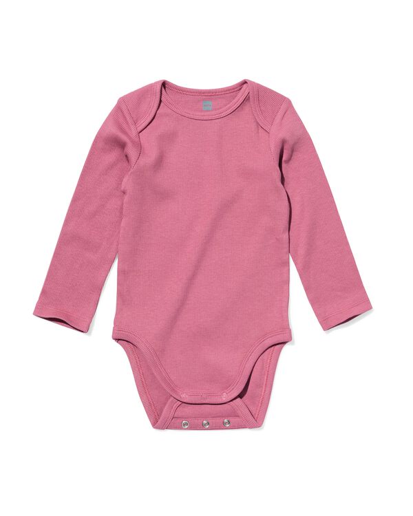 body &eacute;volutif b&eacute;b&eacute; LENZING&trade; ECOVERO&trade; c&ocirc;tel&eacute; rose fonc&eacute; rose fonc&eacute; - 33302360DARKPINK - HEMA