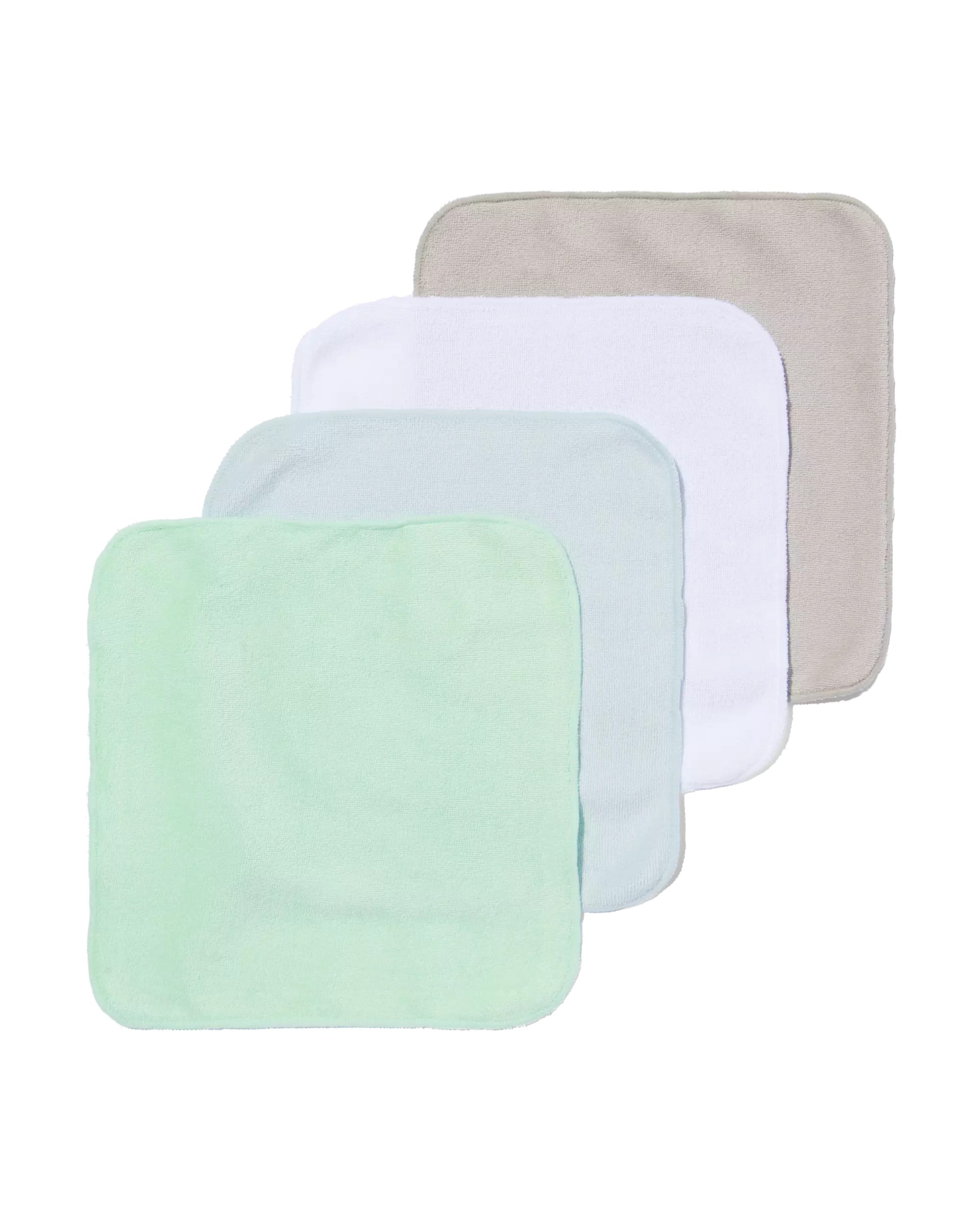Waschbare Tücher 21 × 21 – 4 Stück