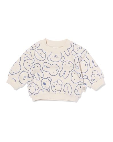 pull b&eacute;b&eacute; tissu sweat Miffy &eacute;cru &eacute;cru - 33456420ECRU - HEMA