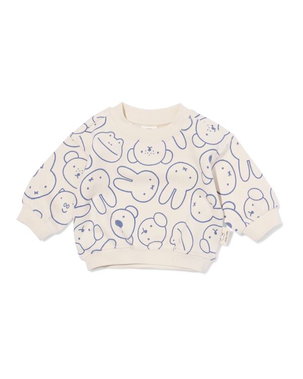 pull b&eacute;b&eacute; tissu sweat Miffy &eacute;cru &eacute;cru - 33456420ECRU - HEMA